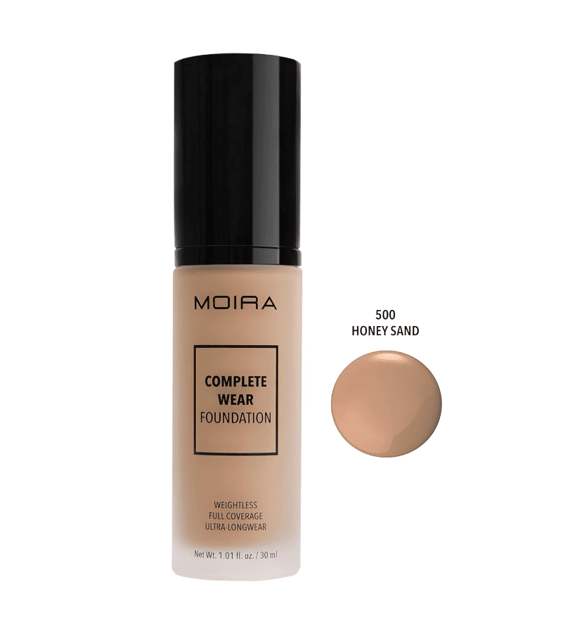 Moira Cosmetics Complete Wear Foundation - (500) Honey Sand